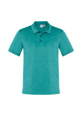 Mens Aero Short Sleeve Polo - Teal ||SRC=https://cdn.fashionbizapps.nz/honeybee/images/P815MS_Product_Teal_01.jpg