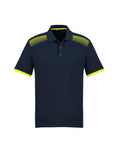 Mens Galaxy Short Sleeve Polo - Navy/Fluoro Yellow ||SRC=https://cdn.fashionbizapps.nz/honeybee/images/P900MS_bProduct_Navy_FluoroYellow_01_qzFccCW.jpg
