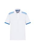 Mens Galaxy Short Sleeve Polo - White/Royal ||SRC=https://cdn.fashionbizapps.nz/honeybee/images/P900MS_bProduct_White_Royal_01_TPPuilh.jpg