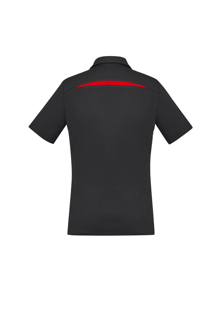 Womens Sonar Short Sleeve Polo - Black/Red ||SRC=https://cdn.fashionbizapps.nz/honeybee/images/P901LS_bProduct_Black_Red_02_pYKNUBp.jpg