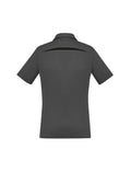 Womens Sonar Short Sleeve Polo - Grey/Black ||SRC=https://cdn.fashionbizapps.nz/honeybee/images/P901LS_bProduct_Grey_Black_02_13TMu5N.jpg