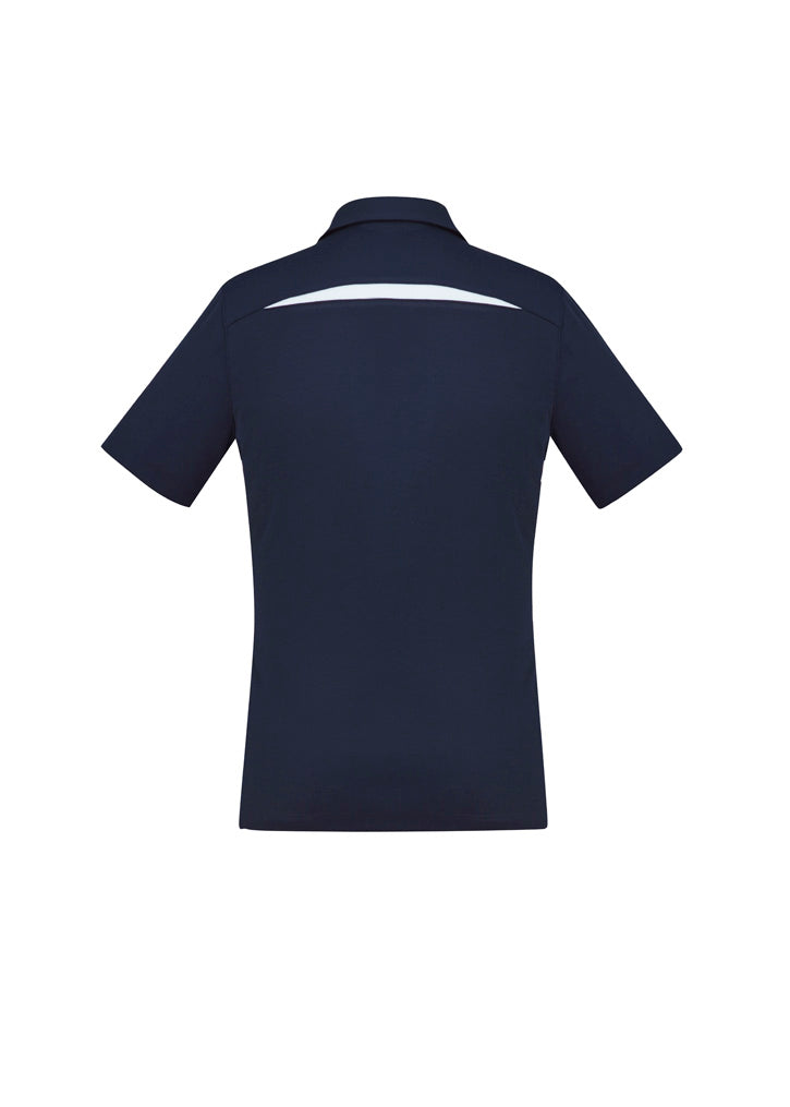 Womens Sonar Short Sleeve Polo - Navy/White ||SRC=https://cdn.fashionbizapps.nz/honeybee/images/P901LS_bProduct_Navy_White_02_K5HsoZH.jpg