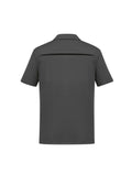Mens Sonar Short Sleeve Polo - Grey/Black ||SRC=https://cdn.fashionbizapps.nz/honeybee/images/P901MS_bProduct_Grey_Black_02_Mu1VCfL.jpg