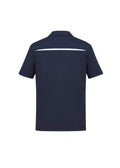 Mens Sonar Short Sleeve Polo - Navy/White ||SRC=https://cdn.fashionbizapps.nz/honeybee/images/P901MS_bProduct_Navy_White_02_lYuxoqX.jpg