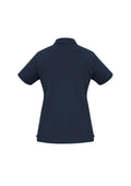 Womens Oceana Short Sleeve Polo - Navy ||SRC=https://cdn.fashionbizapps.nz/honeybee/images/P9025_bProduct_Navy_02_oINzg8e.jpg