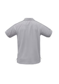 Mens Resort Short Sleeve Polo - Grey/Charcoal ||SRC=https://cdn.fashionbizapps.nz/honeybee/images/P9900_bProduct_Grey_Charcoal_02_ujR6K0R.jpg