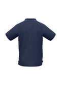 Mens Resort Short Sleeve Polo - Navy/Mid Blue ||SRC=https://cdn.fashionbizapps.nz/honeybee/images/P9900_bProduct_Navy_MidBlue_02_6R34o4d.jpg