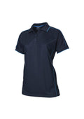 Womens Resort Short Sleeve Polo - Navy/Mid Blue ||SRC=https://cdn.fashionbizapps.nz/honeybee/images/P9925_Navy_Midblue_F.jpg