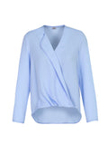 Womens Lily Hi-Lo Blouse - Ice Blue ||SRC=https://cdn.fashionbizapps.nz/honeybee/products/management/data/images/product/725x1026/S014LL_IceBlue_F_o9JFRpd.jpg