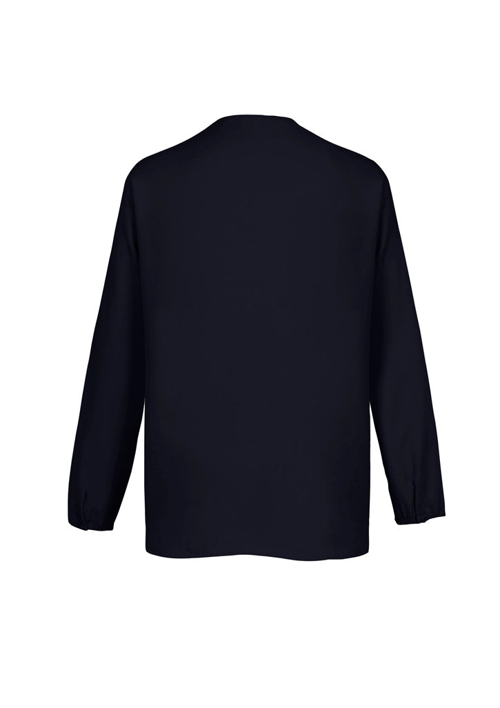 Womens Lily Hi-Lo Blouse - Ink ||SRC=https://cdn.fashionbizapps.nz/honeybee/images/S014LL_Product_Ink_02.jpg