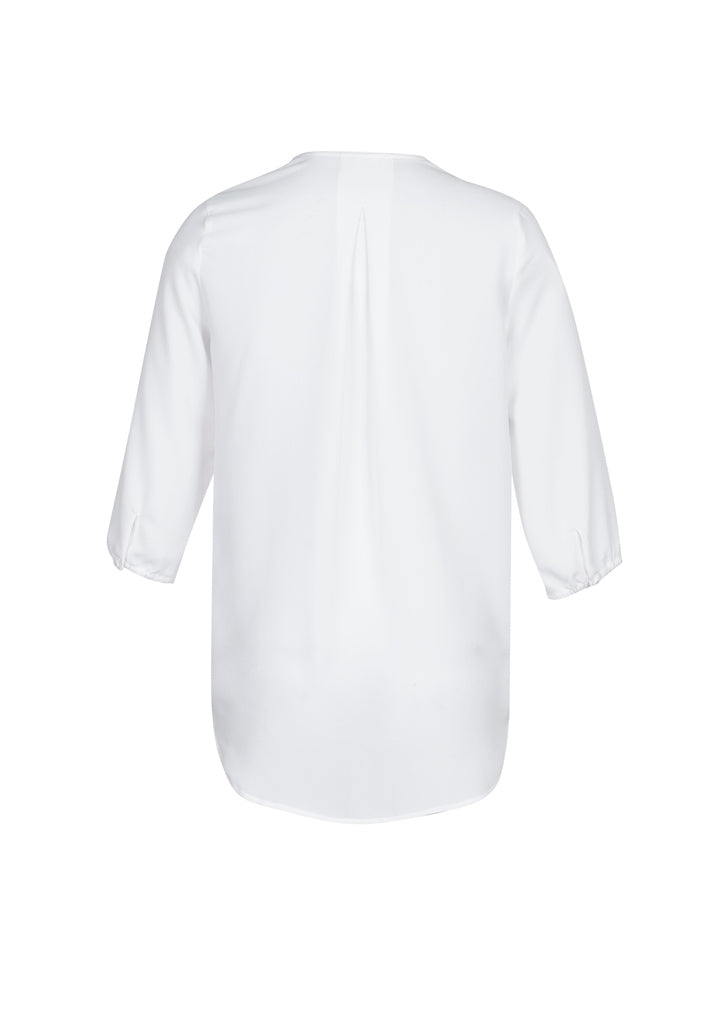 Womens Lily Longline Blouse - White ||SRC=https://cdn.fashionbizapps.nz/honeybee/products/management/data/images/product/725x1026/S015LT_White_B_yiN7Rox.jpg