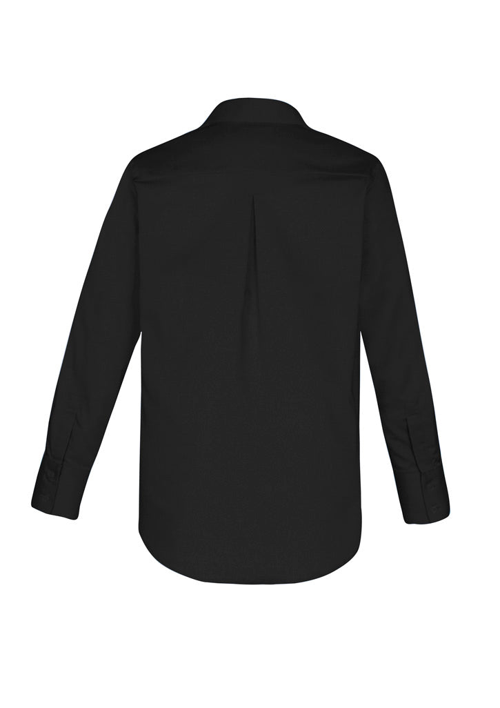 Womens Camden Long Sleeve Shirt - Black ||SRC=https://cdn.fashionbizapps.nz/honeybee/images/S016LL_bProduct_Black_02_v2vcfvx.jpg