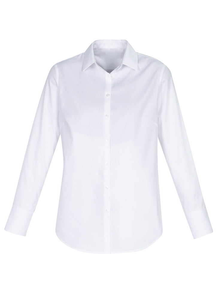 Womens Camden Long Sleeve Shirt - White ||SRC=https://cdn.fashionbizapps.nz/honeybee/images/S016LL_bProduct_White_01_orquax1.jpg