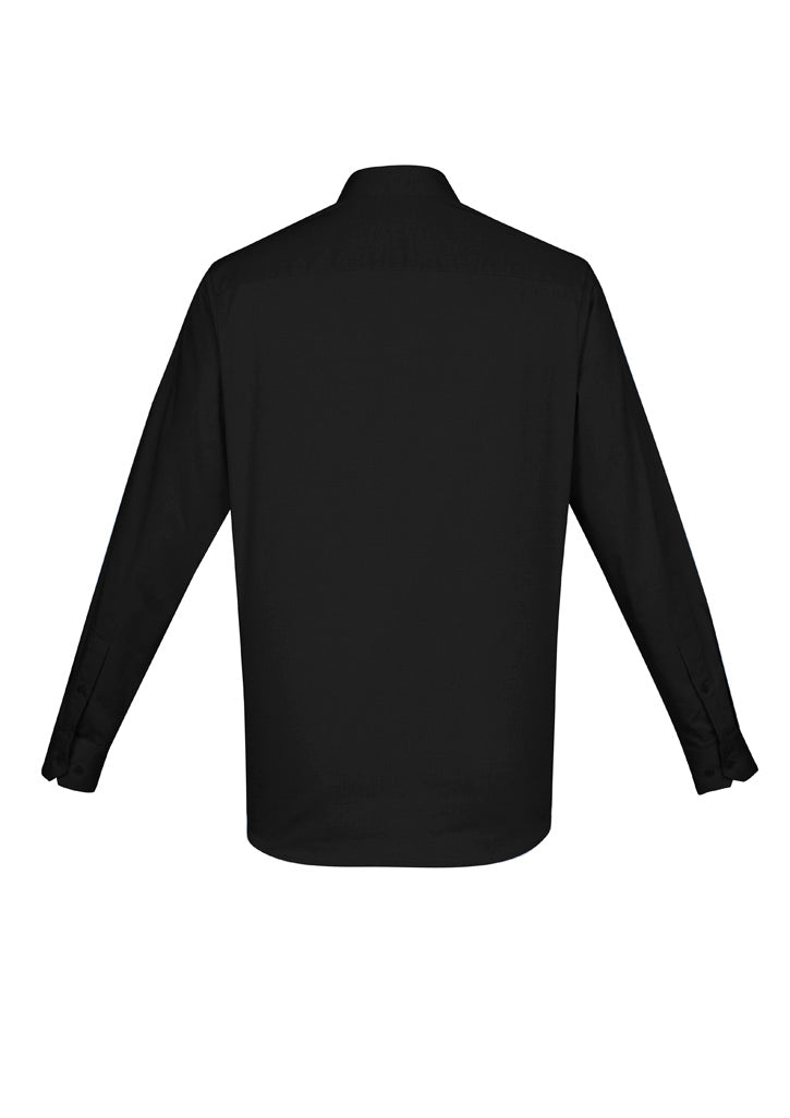 Mens Camden Long Sleeve Shirt - Black ||SRC=https://cdn.fashionbizapps.nz/honeybee/images/S016ML_bProduct_Black_02_9aY6ThH.jpg