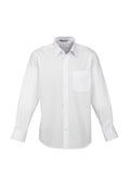 Mens Base Long Sleeve Shirt - White ||SRC=https://cdn.fashionbizapps.nz/honeybee/images/S10510_bProduct_White_01_llIAUys.jpg