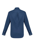 Mens Memphis Long Sleeve Shirt - Mineral Blue ||SRC=https://cdn.fashionbizapps.nz/honeybee/images/S127ML_bProduct_MineralBlue_02_hXC8Kz8.jpg