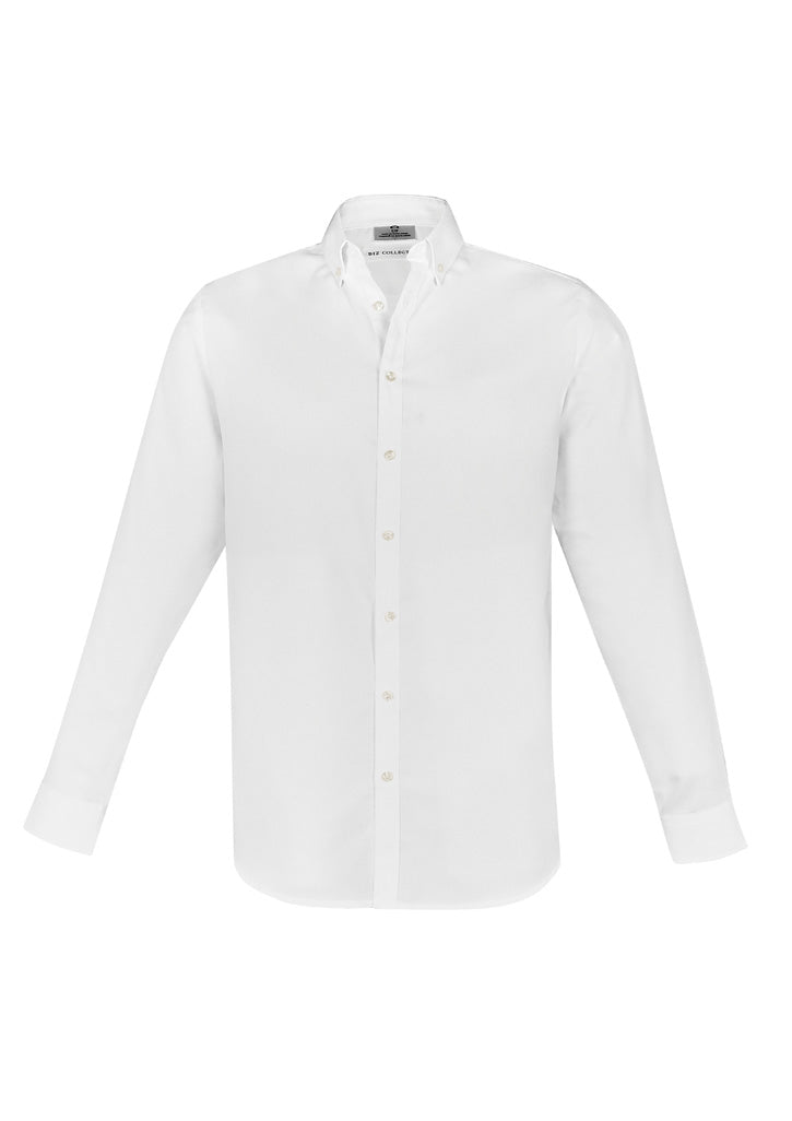 Mens Memphis Long Sleeve Shirt - White ||SRC=https://cdn.fashionbizapps.nz/honeybee/images/S127ML_bProduct_White_01_BUz1PUq.jpg