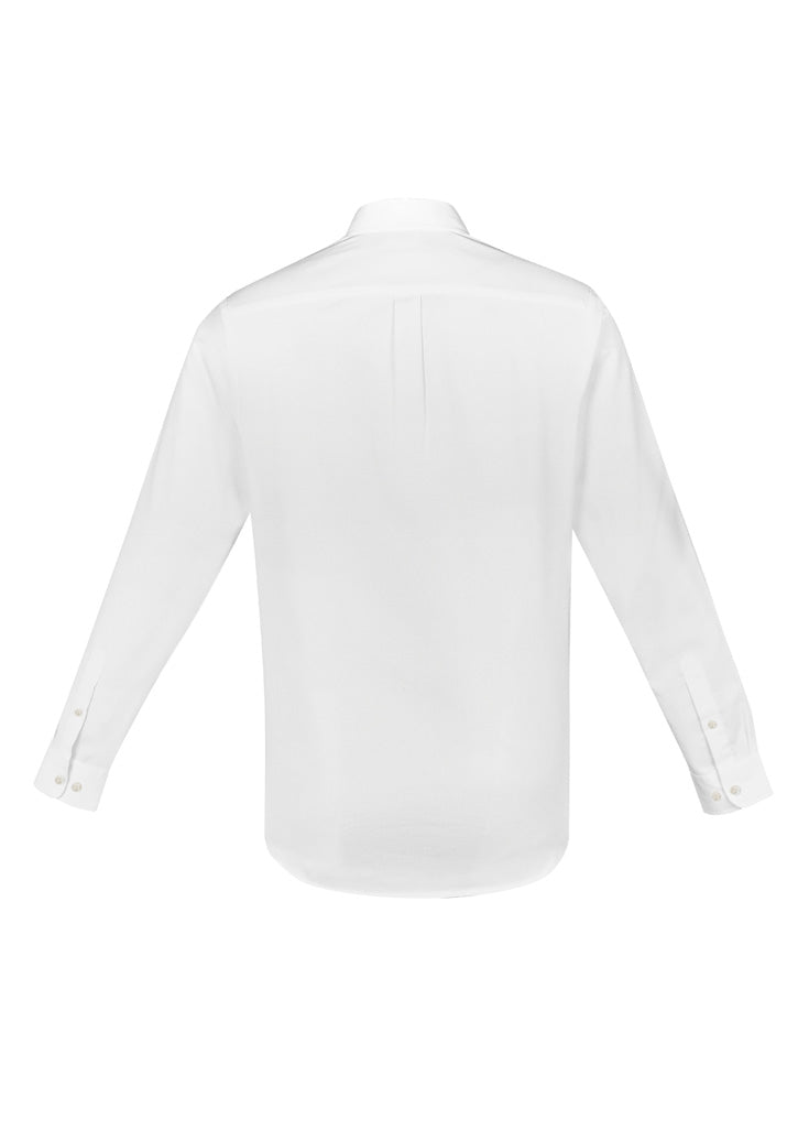 Mens Memphis Long Sleeve Shirt - White ||SRC=https://cdn.fashionbizapps.nz/honeybee/images/S127ML_bProduct_White_02_ZptOYKi.jpg