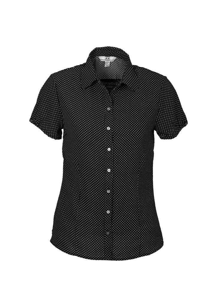 Ladies Ruby Blouse - Black/White ||SRC=https://cdn.fashionbizapps.nz/images/attachments/000/010/074/large/S232LS_Black_White.jpg