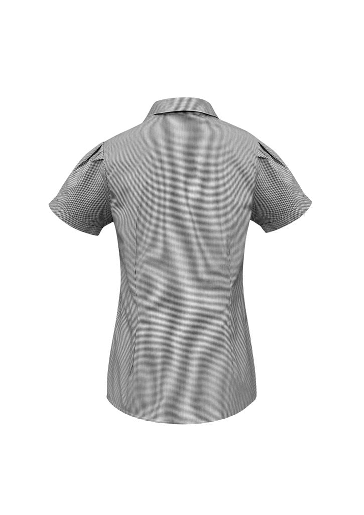 Womens Edge Short Sleeve Shirt - Black ||SRC=https://cdn.fashionbizapps.nz/honeybee/images/S267LS_bProduct_Black_02_S1L0Io9.jpg