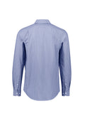 Mens Conran Classic Long Sleeve Shirt - French Blue/White ||SRC=https://cdn.fashionbizapps.nz/honeybee/images/S336ML_bProduct_FrenchBlue_White_02_ZGGu3EK.jpg