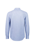 Mens Bristol Classic Long Sleeve Shirt - White/Navy ||SRC=https://cdn.fashionbizapps.nz/honeybee/images/S338ML_bProduct_White_Navy_02_6ixIr2F.jpg