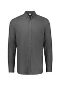 Mens Soul Long Sleeve Shirt - Grey ||SRC=https://cdn.fashionbizapps.nz/honeybee/images/S421ML_Product_Grey_01.jpg