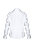 Womens Dalton Long Sleeve Shirt - White ||SRC=https://cdn.fashionbizapps.nz/honeybee/images/S522LL_Product_White_02.jpg