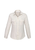 Womens Madison Long Sleeve Shirt - Ivory ||SRC=https://cdn.fashionbizapps.nz/honeybee/images/S626LL_bProduct_Ivory_01_hOimCC7.jpg