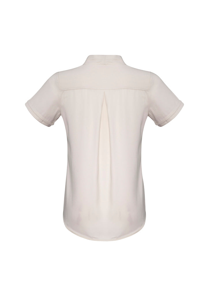 Womens Madison Short Sleeve Shirt - Ivory ||SRC=https://cdn.fashionbizapps.nz/honeybee/images/S628LS_bProduct_Ivory_02_WfgEDsF.jpg