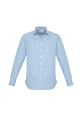 Mens Ellison Long Sleeve Shirt - Blue ||SRC=https://cdn.fashionbizapps.nz/honeybee/images/S716ML_bProduct_Blue_01_QvcH6f0.jpg