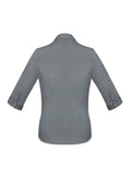 Womens Monaco 3/4 Sleeve Shirt - Platinum ||SRC=https://cdn.fashionbizapps.nz/honeybee/images/S770LT_bProduct_Platinum_02_gGjjBB1.jpg