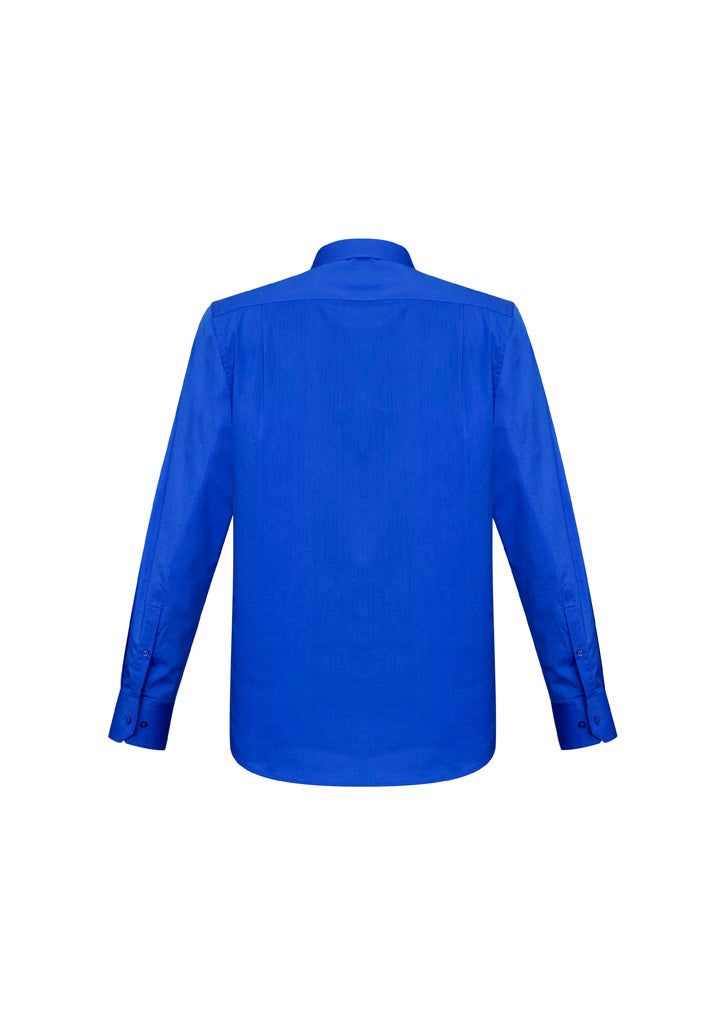 Mens Monaco Long Sleeve Shirt - Electric Blue ||SRC=https://cdn.fashionbizapps.nz/honeybee/images/S770ML_bProduct_ElectricBlue_02_xRqXMv0.jpg