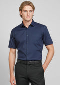 Mens Monaco Short Sleeve Shirt ||SRC=https://cdn.fashionbizapps.nz/honeybee/images/S770MS_Talent_Ink_01.jpg