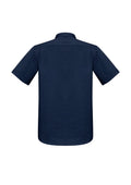Mens Monaco Short Sleeve Shirt - Ink ||SRC=https://cdn.fashionbizapps.nz/honeybee/images/S770MS_bProduct_Ink_02_lQI6x5w.jpg