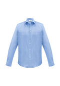 Mens Euro Long Sleeve Shirt - Blue ||SRC=https://cdn.fashionbizapps.nz/honeybee/images/S812ML_bProduct_Blue_01_UZlDTbO.jpg