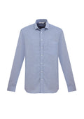 Mens Jagger Long Sleeve Shirt - French Blue ||SRC=https://cdn.fashionbizapps.nz/honeybee/images/S910ML_bProduct_FrenchBlue_01_TE1JJbe.jpg
