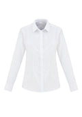 Womens Regent Long Sleeve Shirt - White ||SRC=https://cdn.fashionbizapps.nz/honeybee/images/S912LL_bProduct_White_01_xDvWsx7.jpg