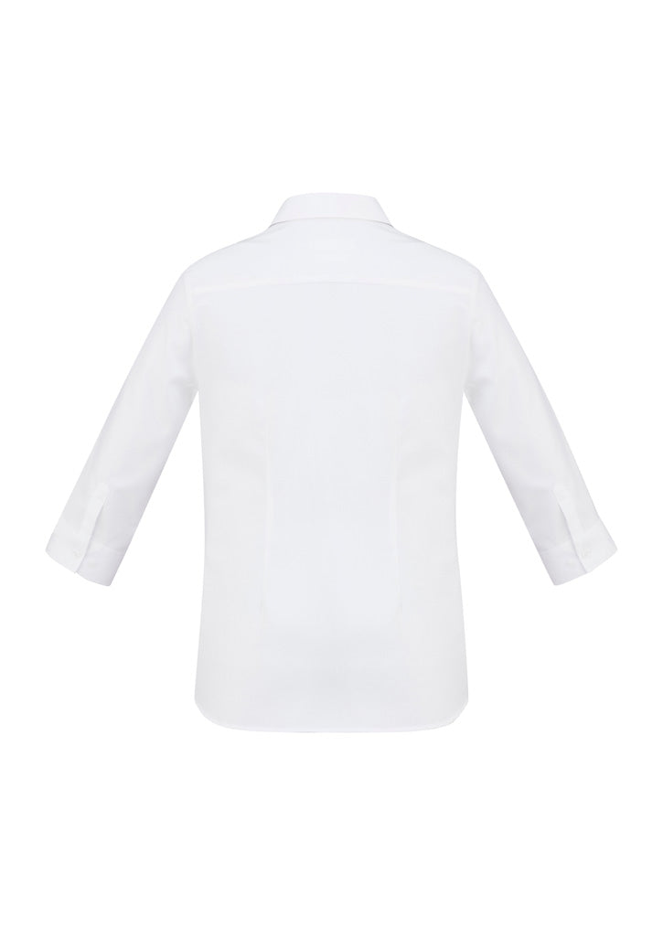 Womens Regent 3/4 Sleeve Shirt - White ||SRC=https://cdn.fashionbizapps.nz/honeybee/images/S912LT_bProduct_White_02_uztg4Dm.jpg