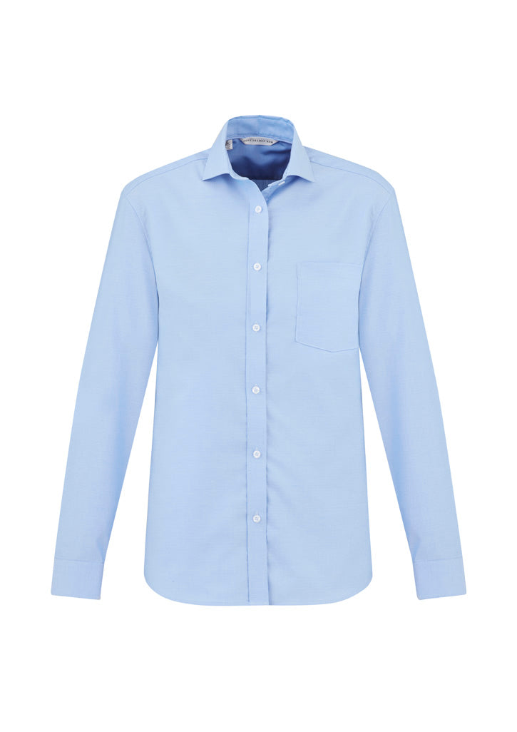 Mens Regent Long Sleeve Shirt - Blue ||SRC=https://cdn.fashionbizapps.nz/honeybee/images/S912ML_bProduct_Blue_01_N77gbGB.jpg