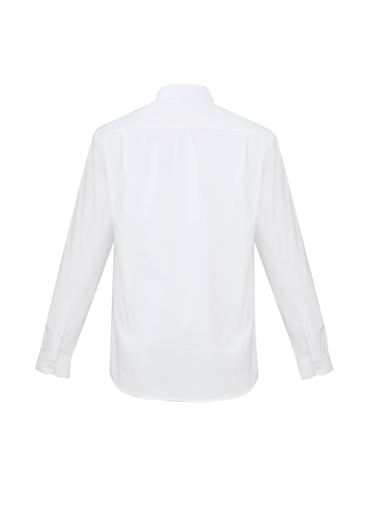 Mens Regent Long Sleeve Shirt - White ||SRC=https://cdn.fashionbizapps.nz/honeybee/images/S912ML_bProduct_White_02_SyDMdB8.jpg