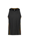 Mens Balance Singlet - Black/Gold ||SRC=https://cdn.fashionbizapps.nz/honeybee/images/SG319M_bProduct_Black_Gold_01_qZzLHRI.jpg