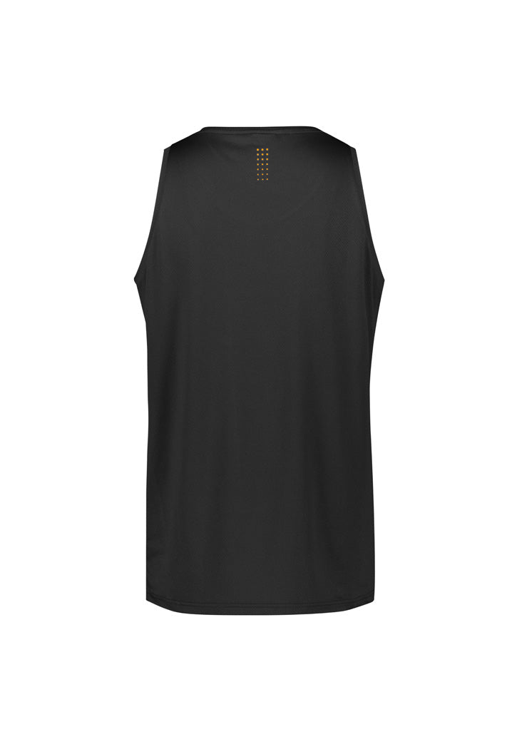 Mens Balance Singlet - Black/Gold ||SRC=https://cdn.fashionbizapps.nz/honeybee/images/SG319M_bProduct_Black_Gold_02_LeaBRII.jpg