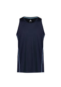 Mens Balance Singlet - Navy/Sky ||SRC=https://cdn.fashionbizapps.nz/honeybee/images/SG319M_bProduct_Navy_Sky_01_uUifG3X.jpg