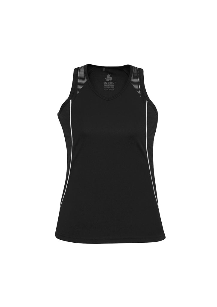 Ladies Razor Singlet - Black/White ||SRC=https://cdn.fashionbizapps.nz/honeybee/products/management/data/reshoot%20colour/SG407L_Product_BlackWhite_01_QKhaVlS.jpg