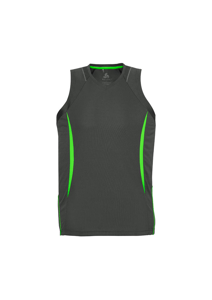 Mens Razor Singlet - Grey/Fluoro Lime ||SRC=https://cdn.fashionbizapps.nz/honeybee/products/management/data/reshoot%20colour/SG407M_Product_GreyLime_01_2lfUUnS.jpg