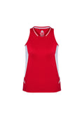 Womens Renegade Singlet - Red/White/Silver ||SRC=https://cdn.fashionbizapps.nz/honeybee/products/management/data/reshoot%20colour/SG702L_Product_RedWhite_01_TbuGTN6.jpg
