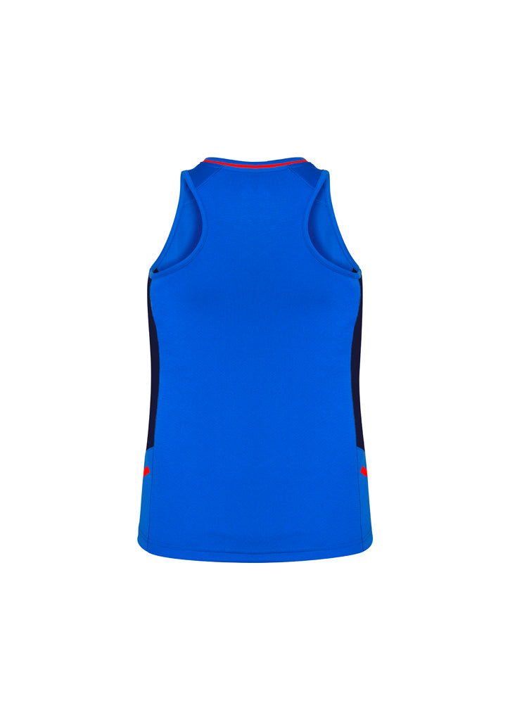 Womens Renegade Singlet - Royal/Navy/Fluoro Orange ||SRC=https://cdn.fashionbizapps.nz/honeybee/products/management/data/reshoot%20colour/SG702L_Product_RoyalNavyFluoroOrange_02_S3yy5eM.jpg