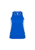 Womens Renegade Singlet - Royal/White/Silver ||SRC=https://cdn.fashionbizapps.nz/honeybee/products/management/data/reshoot%20colour/SG702L_Product_RoyalWhite_01_SqzKR8l.jpg