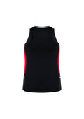 Womens Renegade Singlet - Black/Red/Silver ||SRC=https://cdn.fashionbizapps.nz/honeybee/images/SG702L_bProduct_Black_Red_Silver_02_M4WK6Fg.jpg